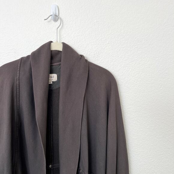 [Wilfred] Aritzia Size Medium M Gray Diderot Open Front Cocoon Cardigan Sweater - Picture 3 of 11